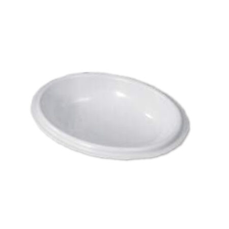 Lavabo 400X360X80 Mm Bianco Con Portasapone & Bicchiere