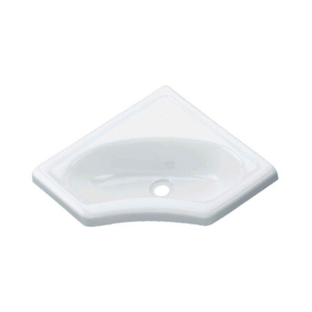 Lavabo Angolo Mm.345X345 Bianco