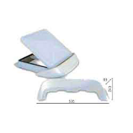 Spoiler Per Oblo' 40X40Cm & "Tf 40" Bianco