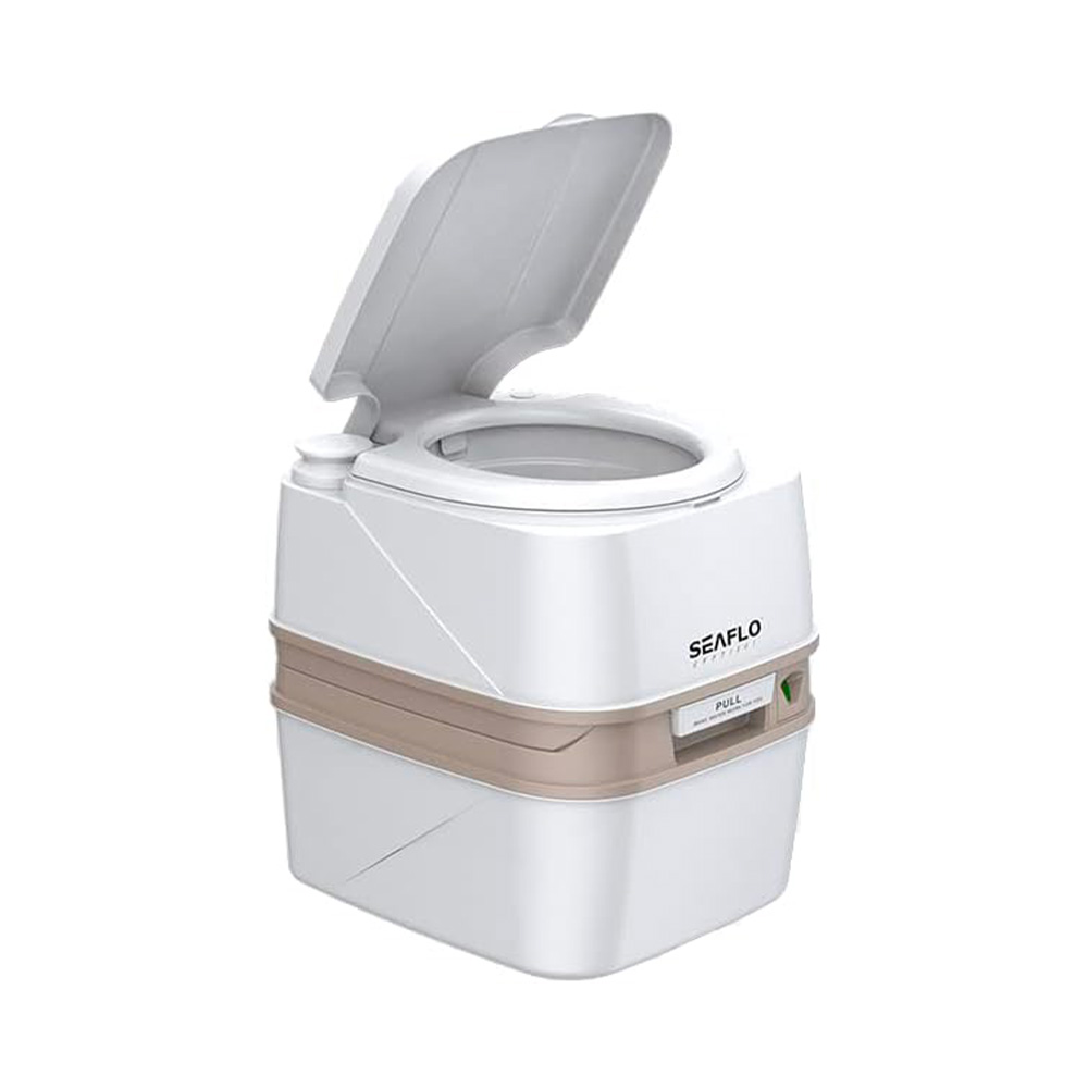 Camping Toilette "Premium" Seaflo 12 Lt Basso Bianco