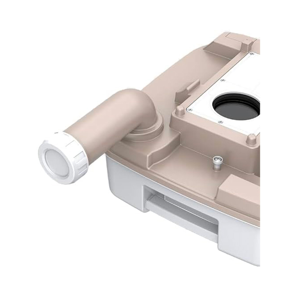 Camping Toilette "Premium" Seaflo 12 Lt Basso Bianco - immagine 4