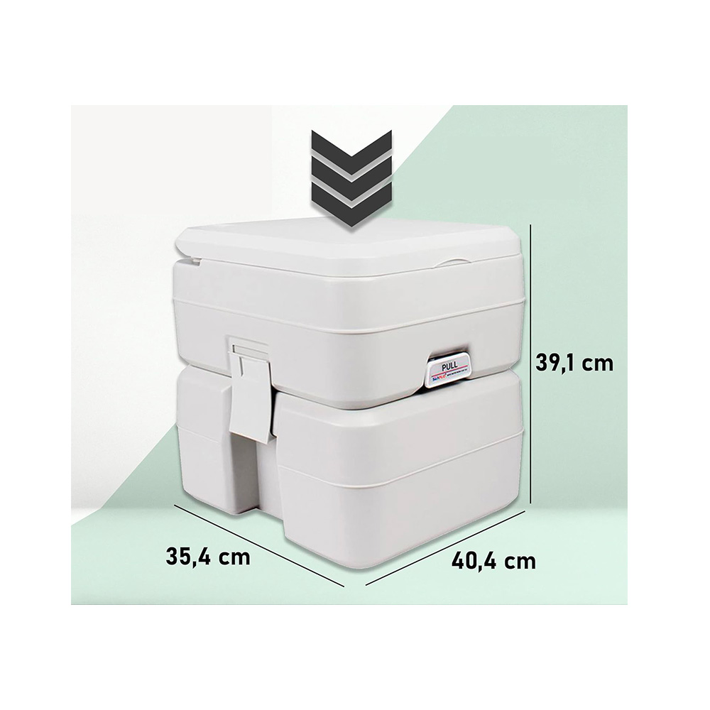 Camping Toilette Seaflo 20L Grigio Chiaro - immagine 4