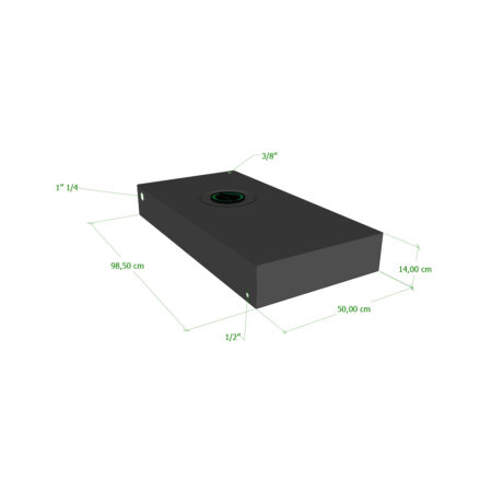 Serbatoio Camper 65 Lt - 98,50X50X14 Cm