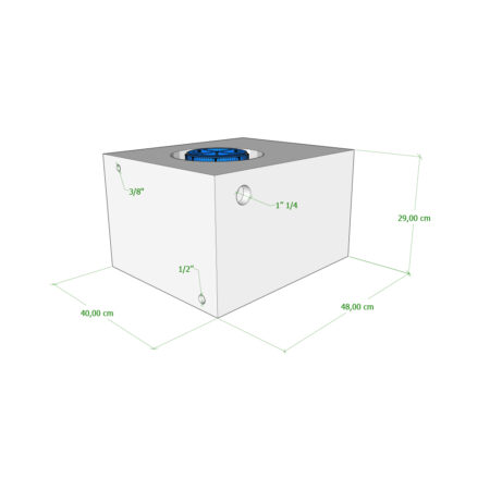 Serbatoio Camper 50 Lt - 48X40X29 Cm