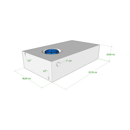 Serbatoio Camper 85 Lt - 87,50X48X20 Cm