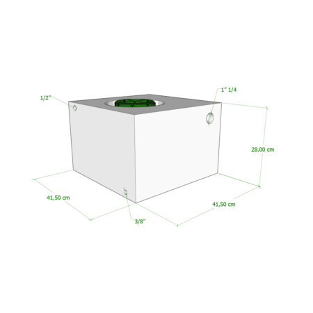 Serbatoio Camper 50 Lt - 41,50X41,50X28 Cm