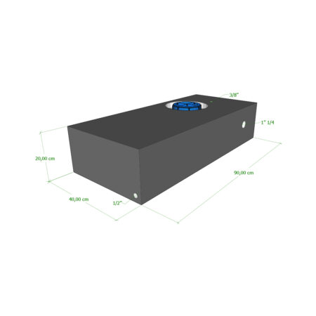 Serbatoio Camper 70 Lt 90X40X20 Cm
