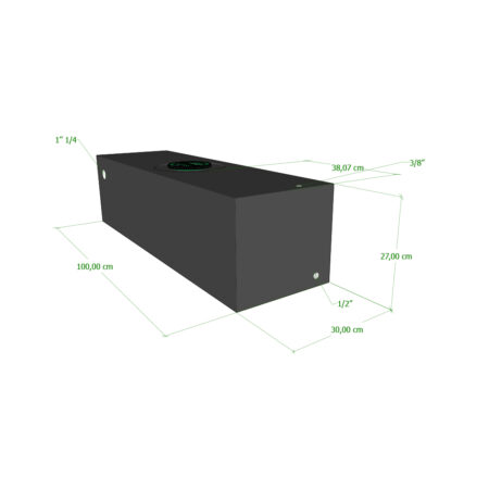 Serbatoio Camper 80 Lt - 100X30X27 Cm