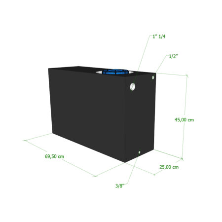 Serbatoio Camper 75 Lt - 69,50X25X45 Cm