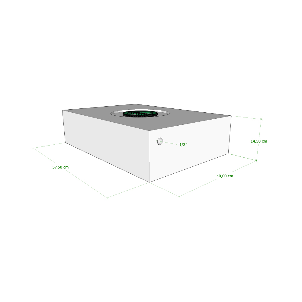 Serbatoio Camper 32 Lt - 40X57,50X14,50 Cm
