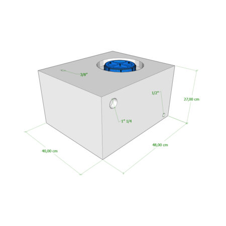 Serbatoio Camper 48 Lt - 48X40X27 Cm