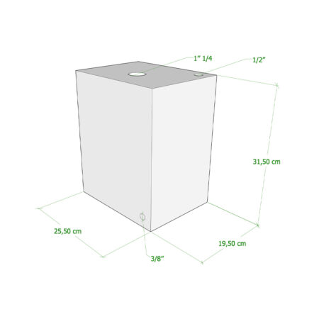 Serbatoio Camper 15 Lt - 25,20X19,50X31,50 Cm