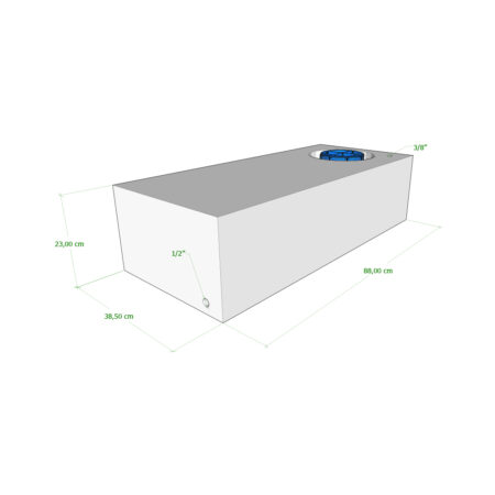 Serbatoio Camper 73 Lt - 88X38,50X23 Cm