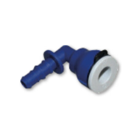 Raccordo Gomito Con Portagomma 12 Mm.