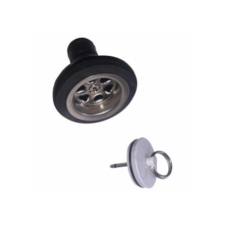 Valvola Di Scarico Dritta Filtro Inox 39Mm