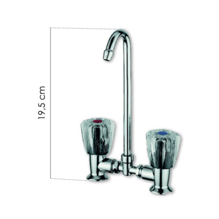Miscelatore Manopole Cristal