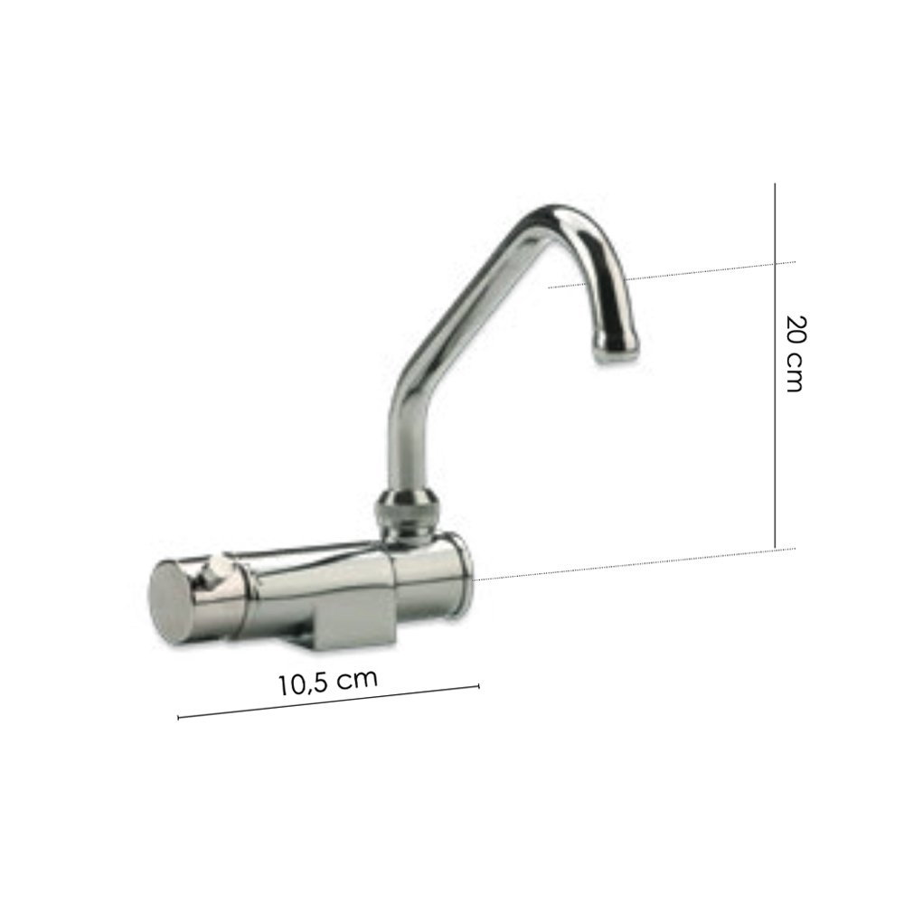 Miscelatore Con Canna Abbattibile