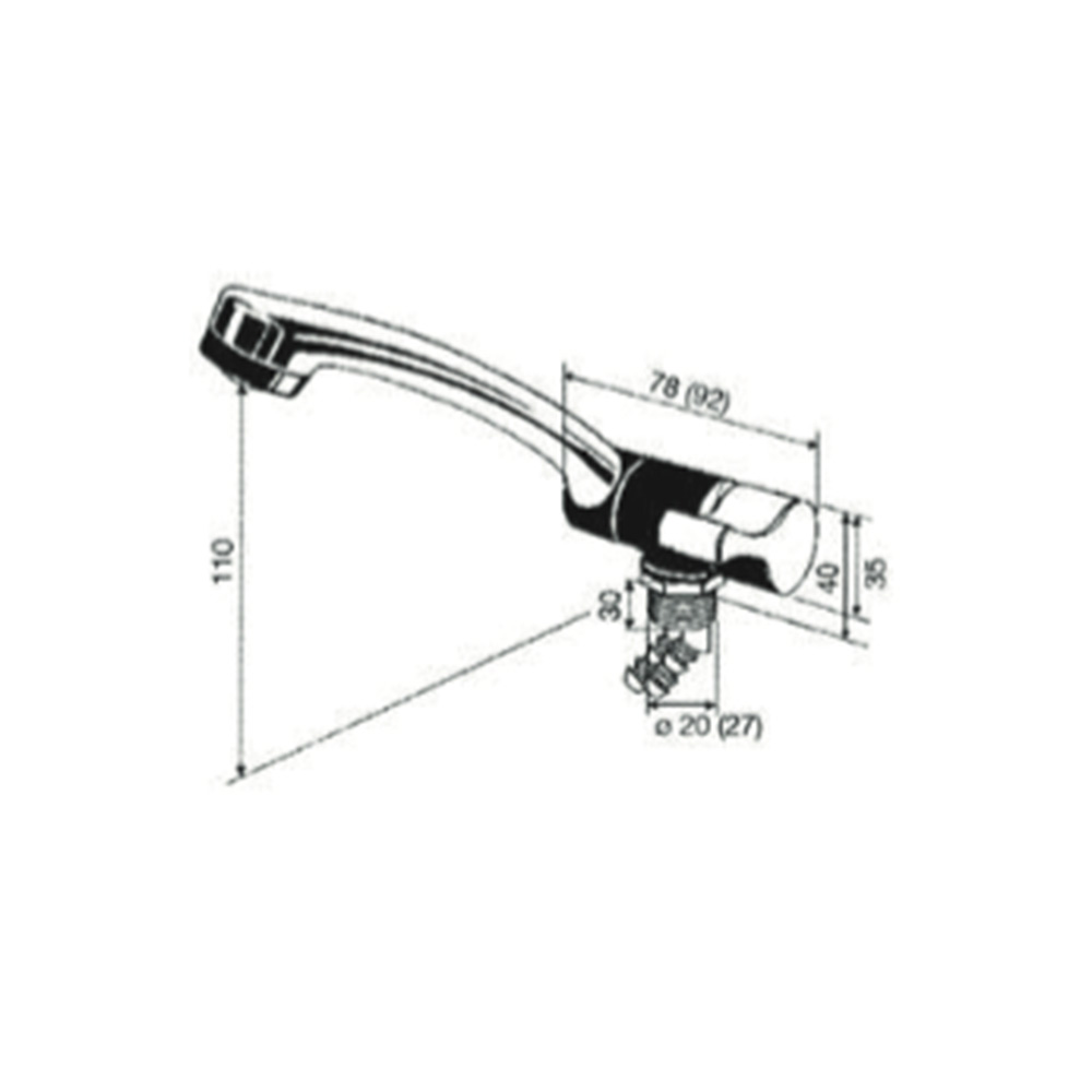 Miscelatore Monocomando Style 2005 Con Microinterrutore - immagine 2