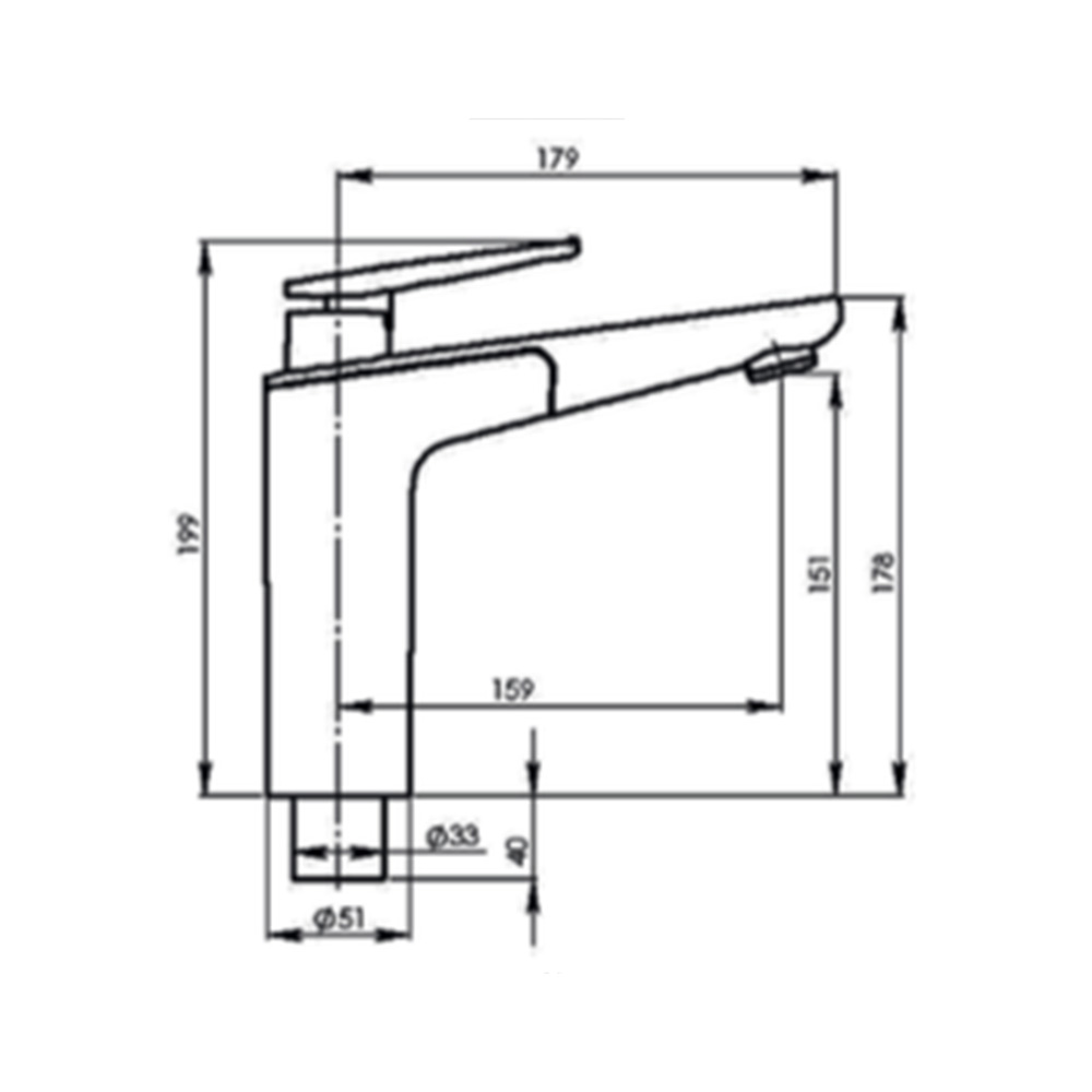 Miscelatore Kitchen "S" Con Micro Interruttore Cromo - immagine 3