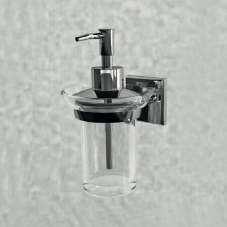 Porta Sapone Dispenser Cromato "Mia Design"