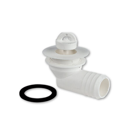 Piletta Curva D.20 Mm. Con Tappo Automatico - 10 Pezzi