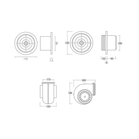Aspiratore Mini 220V