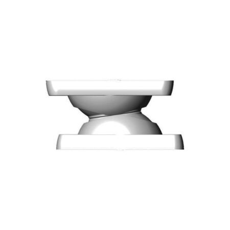 Fermaporta Esterno Magnetico Ribassato Bianco (Forza 10Kg)