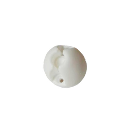 Fermaporta Circolare A Pinza Bianco - 6 Pezzi
