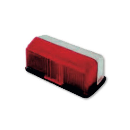 Luce D'Ingombro Rettang. Bianco/Rosso