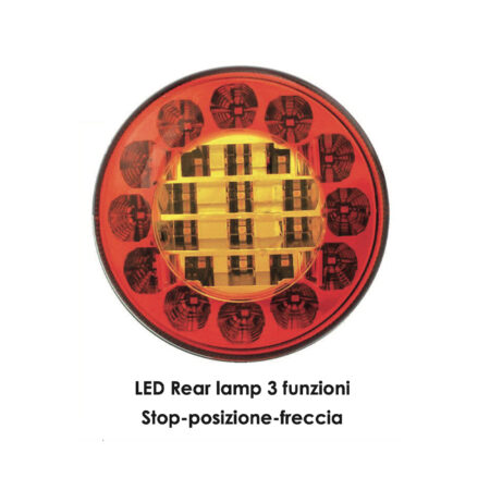 Fanale Posteriore Led Rear Lamp 3 Funzioni Stop / Posizione / Freccia