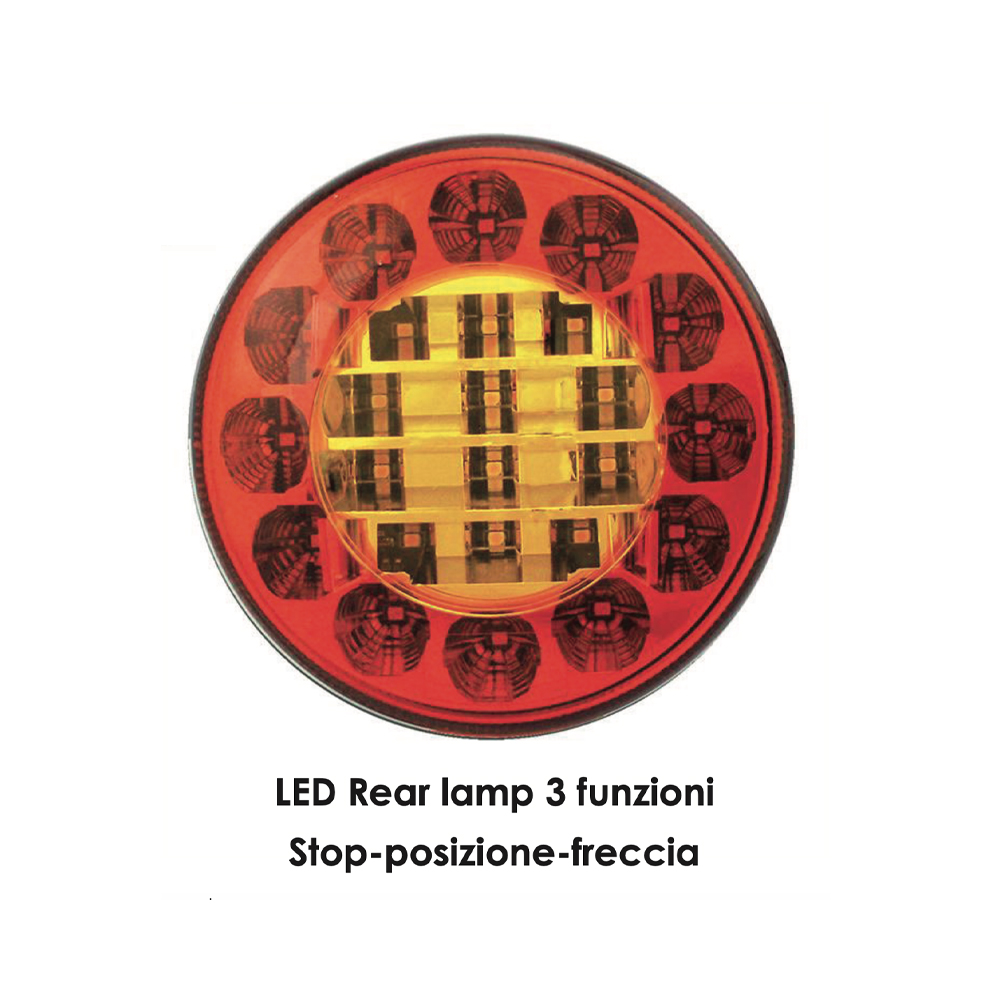 Fanale Posteriore Led Rear Lamp 3 Funzioni Stop / Posizione / Freccia