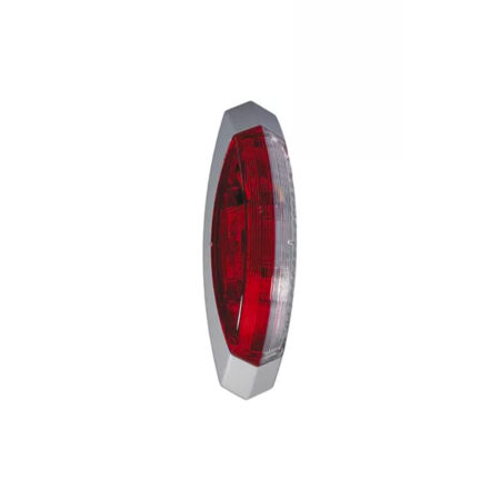 Luce Ingombro Rosso/Bianco A Sbalzo Sx