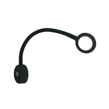 Spot Led Flessibile "Verona" 2 Usb Di Ricarica