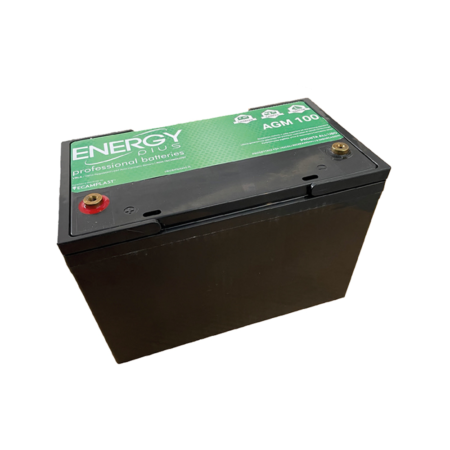 Batteria Servizi Serie Ciclica Agm Vrla Energy Plus Power 12 Volt 100 Ah