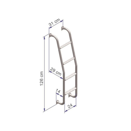 Scaletta Thule 4 Gradini Per Furgoni/Van