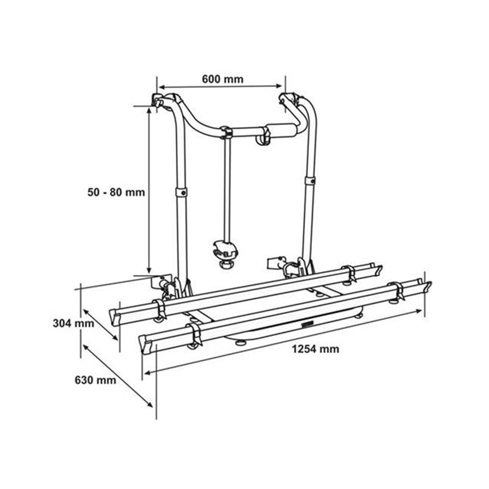 Portabici Thule Bike Essential Std 2 Posti (Max Estensione A 3 Bici) - immagine 2