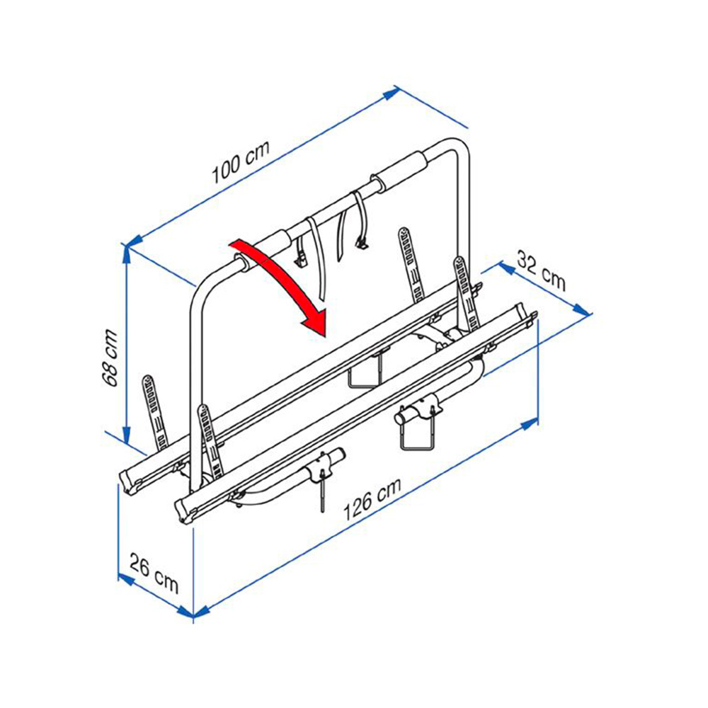 Portabici Thule Caravan Light - immagine 4