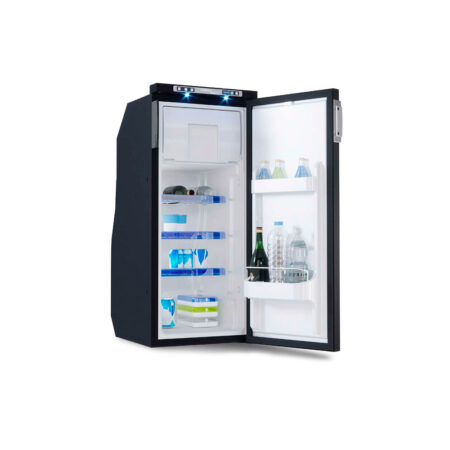 Frigo/Freezer A Compressore Vitrifrigo Verticale Slim 90 Porta Nera 12/24 V