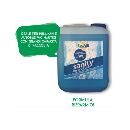 Sanity Wc Mobile Classico Tanica 5 Lt.(2X5 Lt)