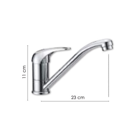 Miscelatore Cucina Canna 230 Mm Girevevole