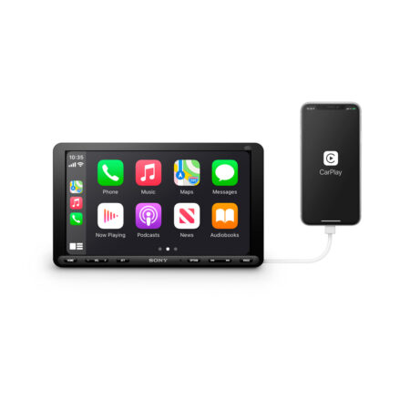 Sintomonitor Sony Xav-Ax8150 Hdmi 9"Weblink / Apple Carplay/Android Auto-Bluetooth-Dab/Dab+ (Ant.Dab E Micro Interruttorefono Est. Inclusi)