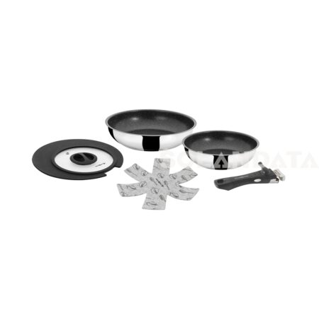 Set Di Padelle Academy Double Pan Ø 22/20 Cm