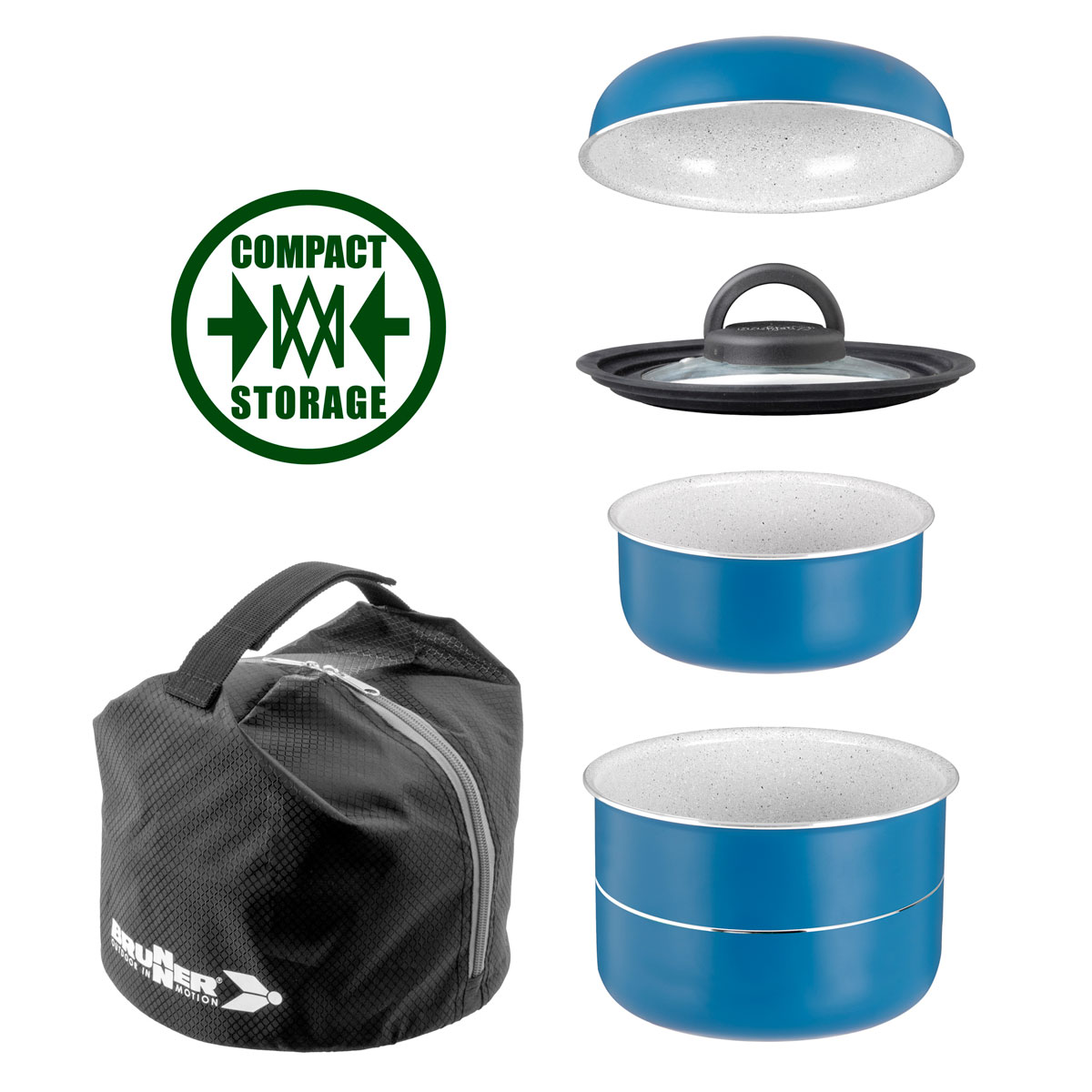 Set Di Pentole Carezza Spacemaster Ø 22Cm Vacublock - immagine 3