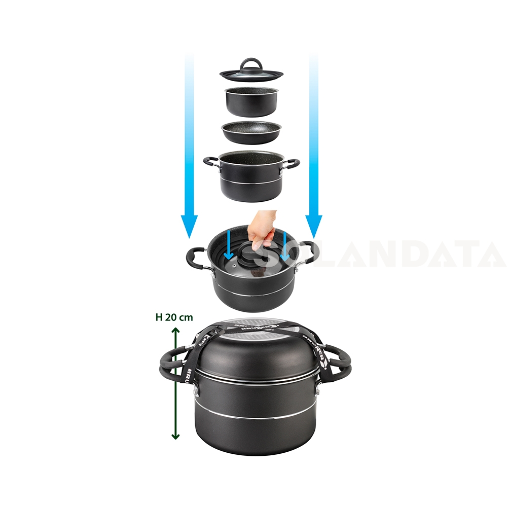 Set Di Pentole Pirate Ng Ø 24 Cm - immagine 9