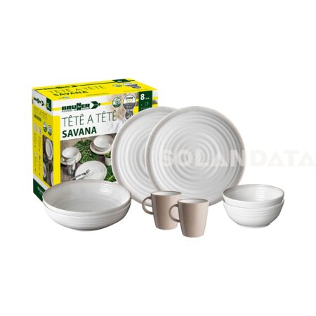 Set Di Stoviglie Savana - 8 Pezzi