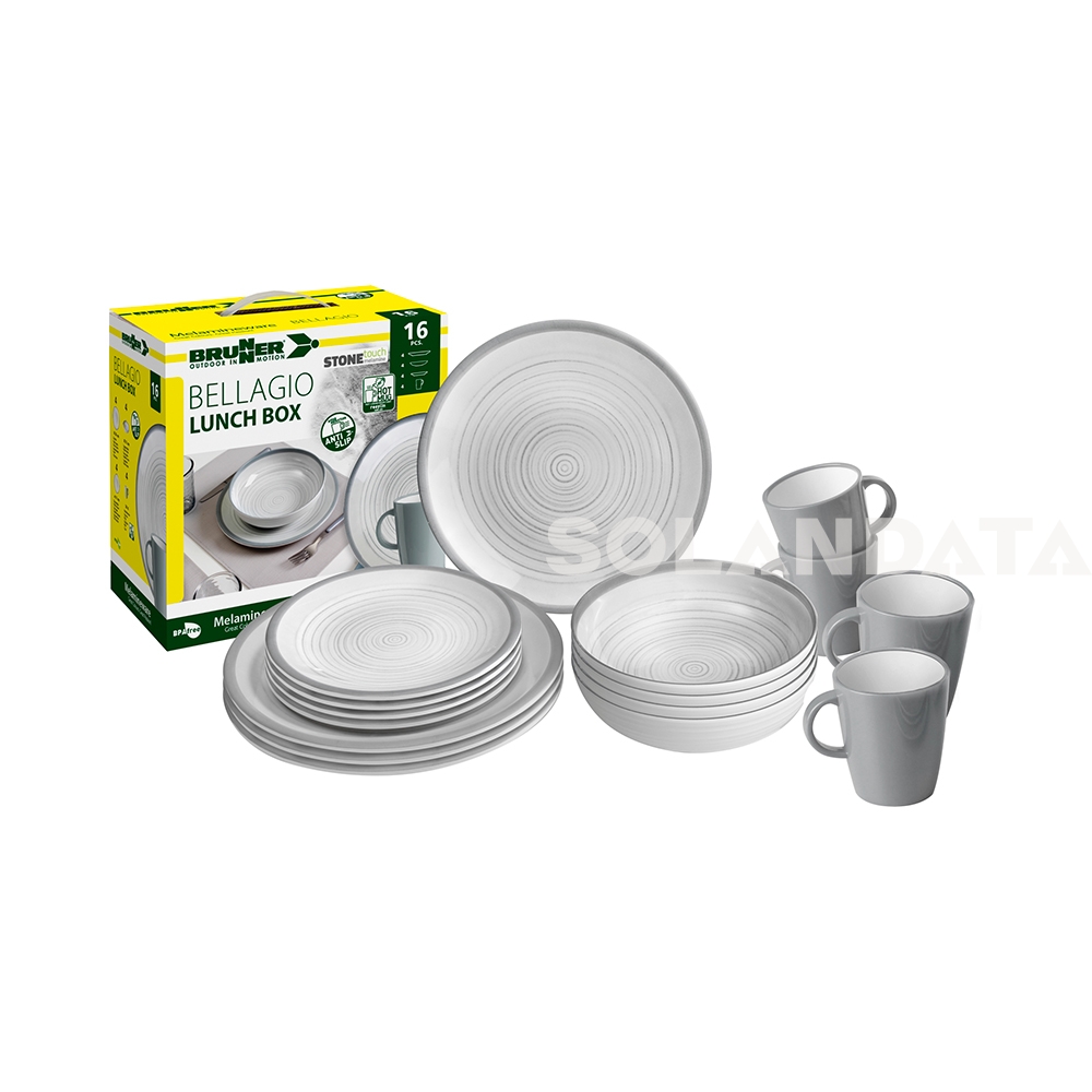 Set Di Stoviglie Lunch Box Bellagio