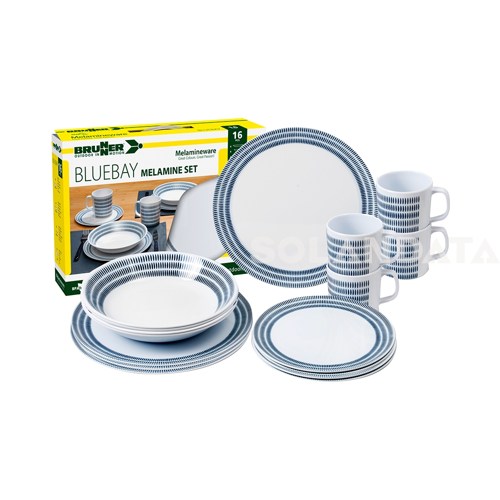 Set Di Stoviglie Bluebay - 16 Pezzi