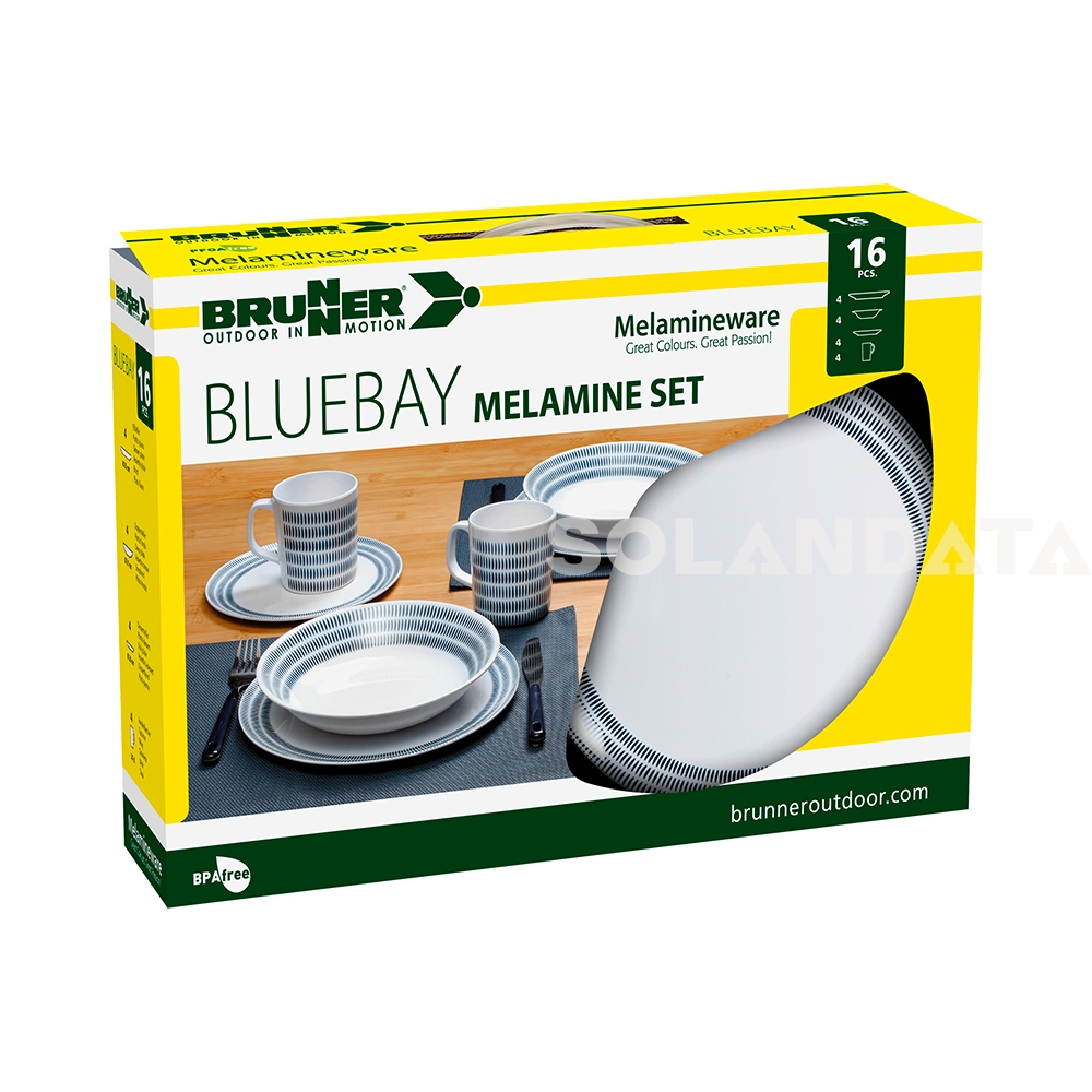 Set Di Stoviglie Bluebay - 16 Pezzi - immagine 2