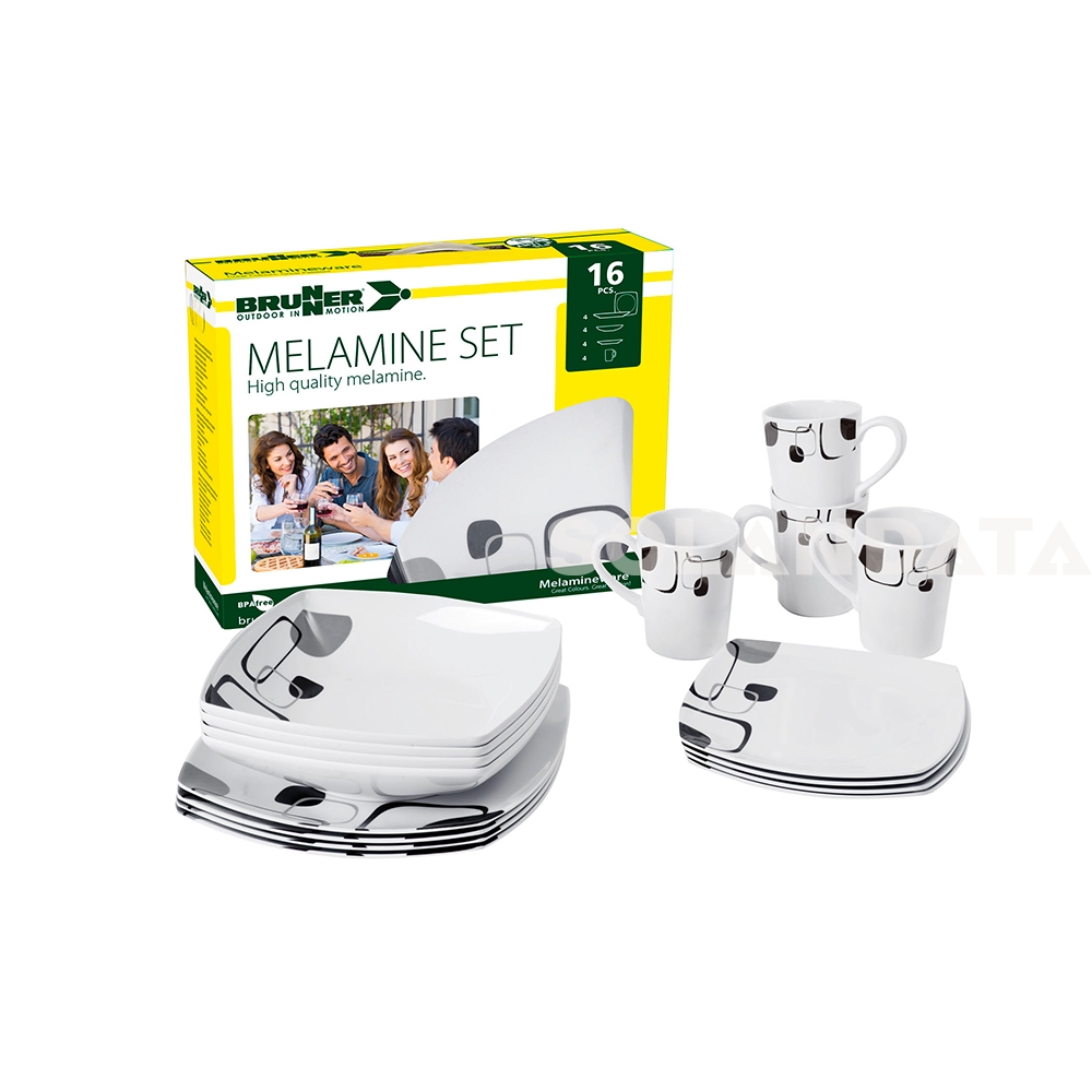 Set Di Stoviglie Enigma - 16 Pezzi