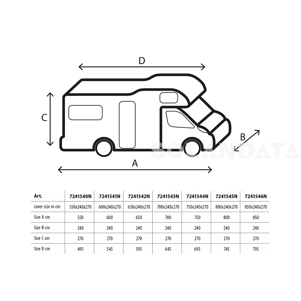 Copertura Per Camper Design 12M - immagine 5